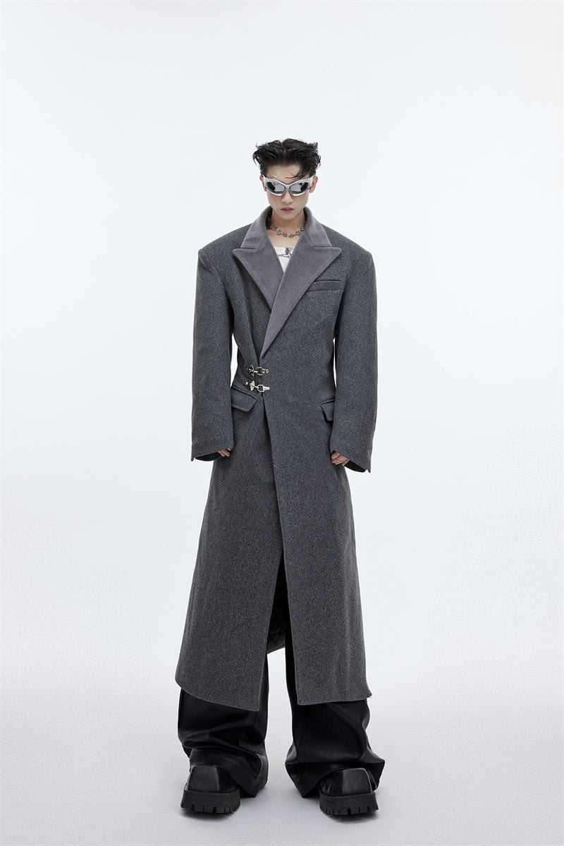 Men's Long Over The Knee Coat