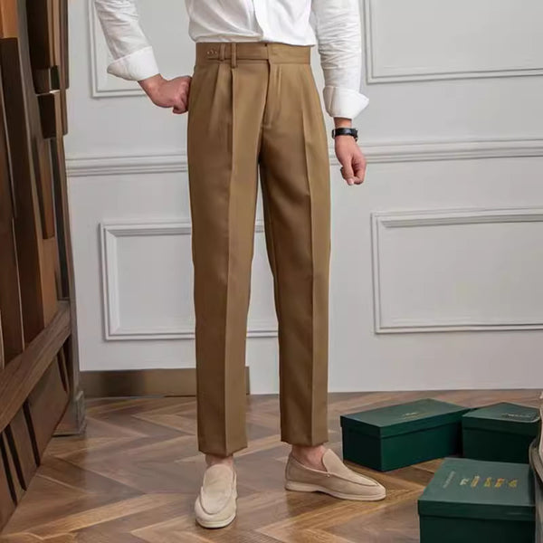 Buckle Straight Business Suit Pants