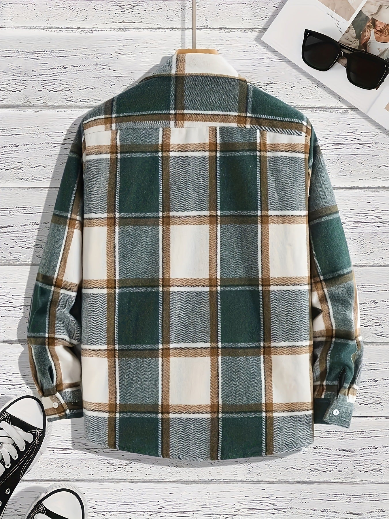 Men's Versatile Casual Plaid Shirt