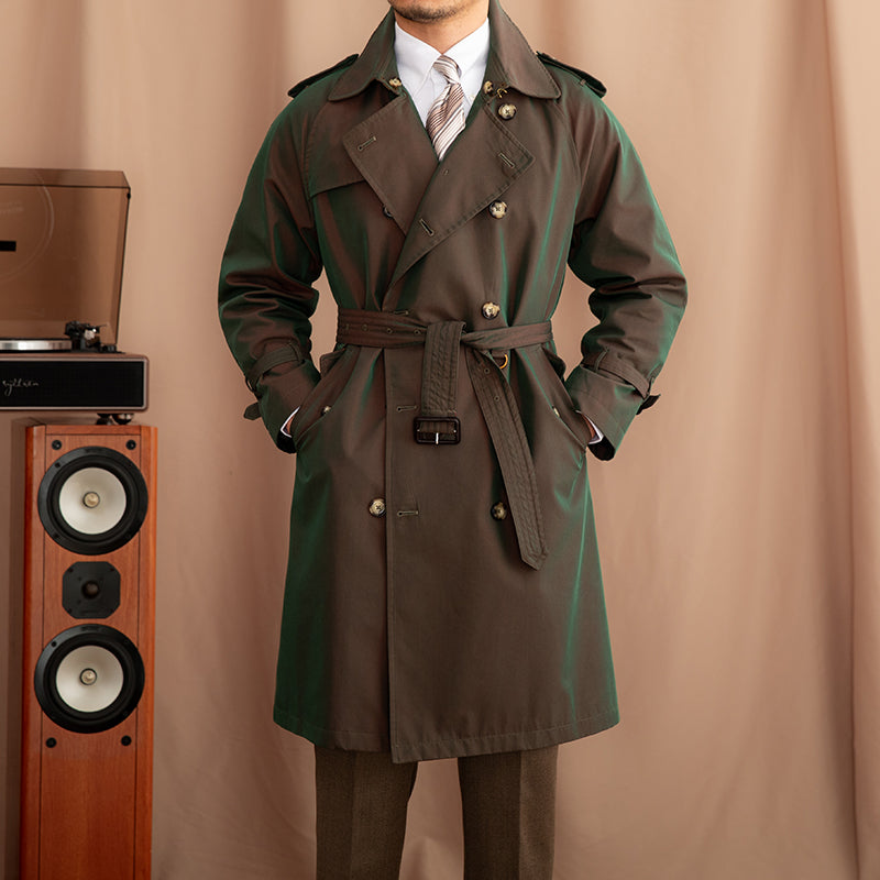 Tivoli Belted Double Breasted Vintage Trench Coat