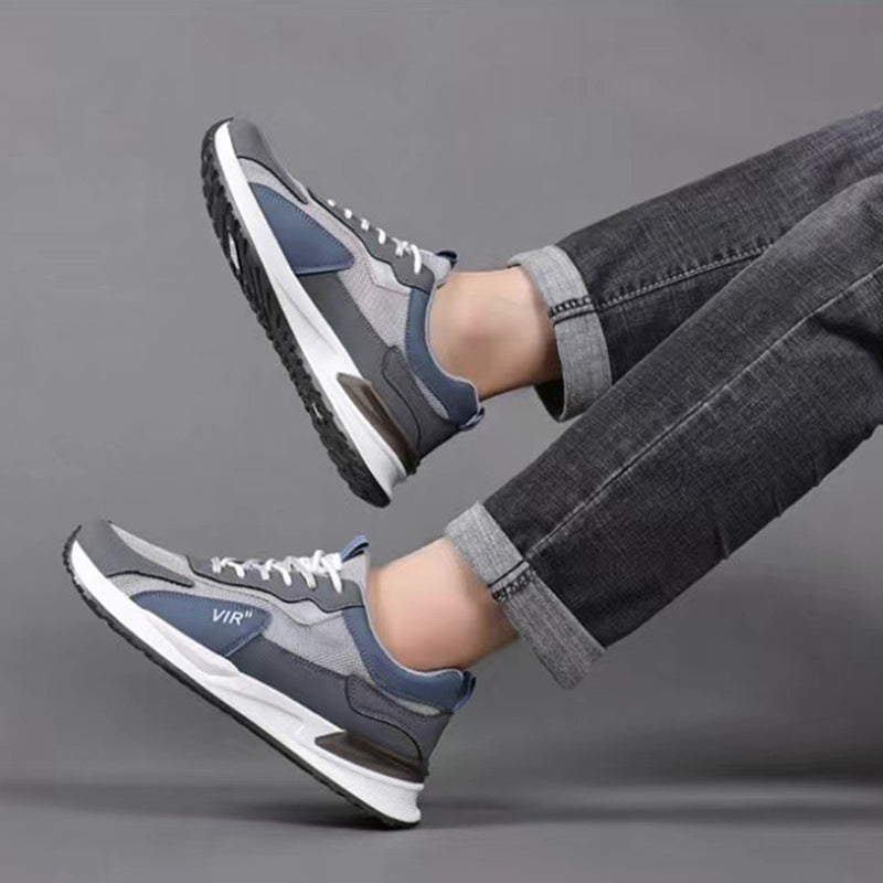 Zapatos deportivos para correr transpirables al aire libre con bloques de color para hombres