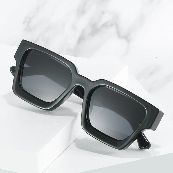Square Personality Large Frame Sunglasses