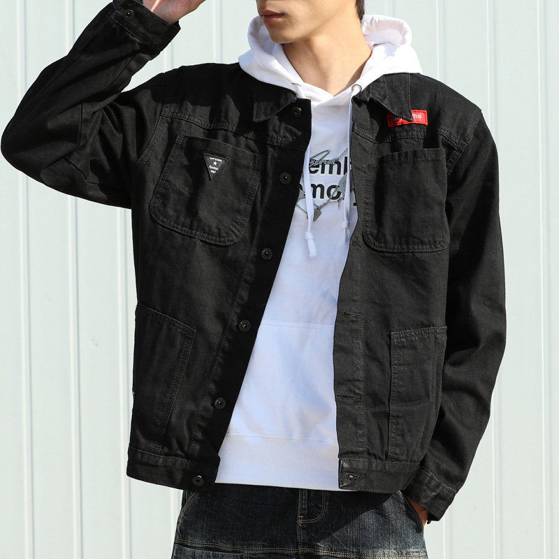 Student Handsome Slim denim jacket