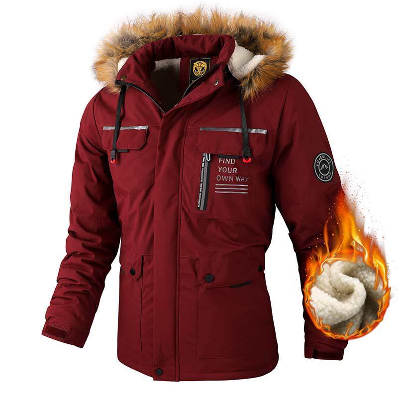 Parka Autumn And Winter Warm Windproof Coat