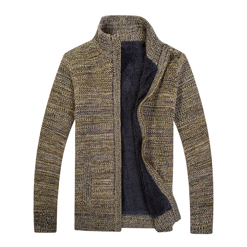 Men's Long-sleeved Knitted Cardigan sweater