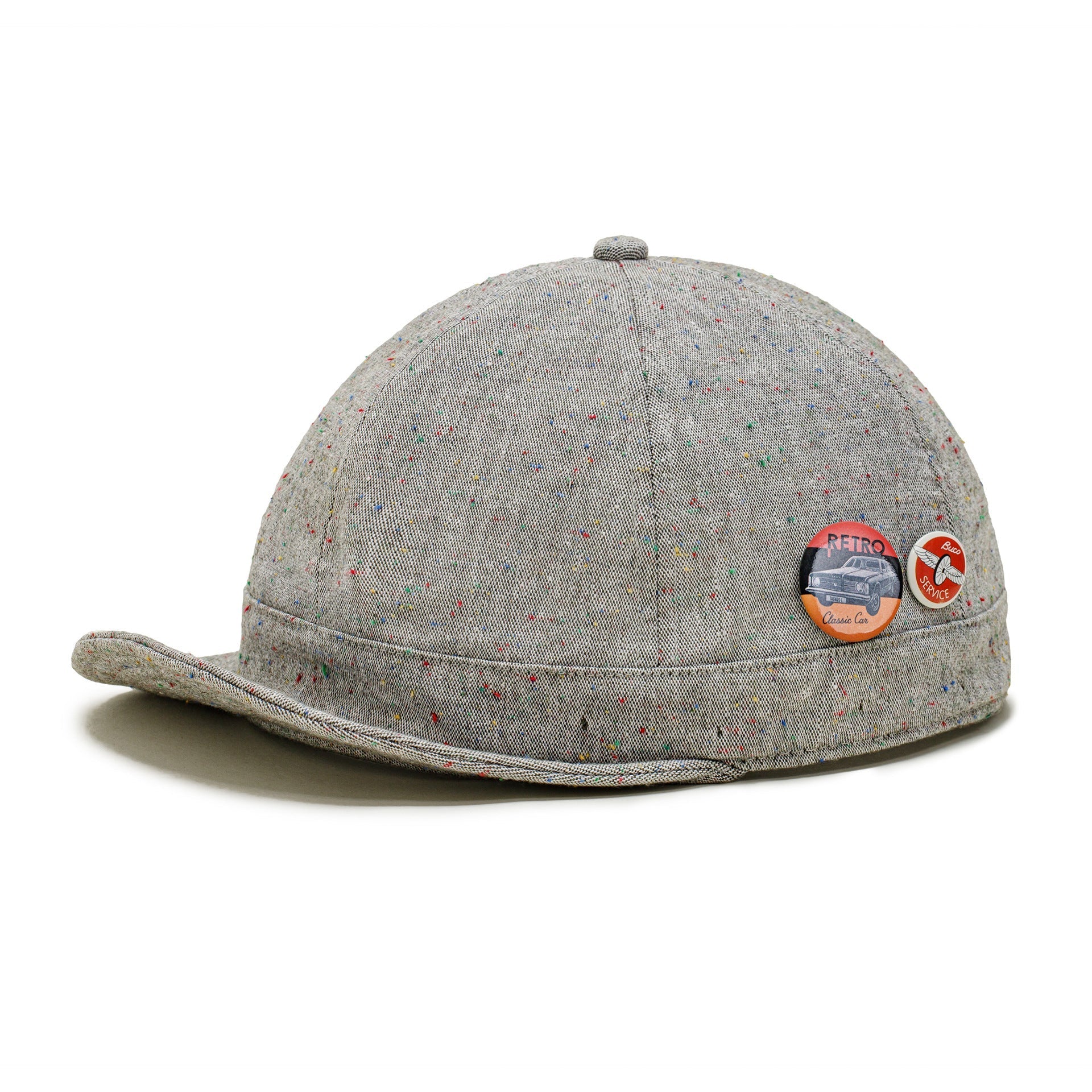 Flat Brim Peaked Cap Men