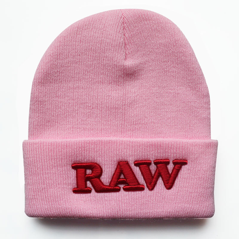RAW Embroidery Knitted Hat