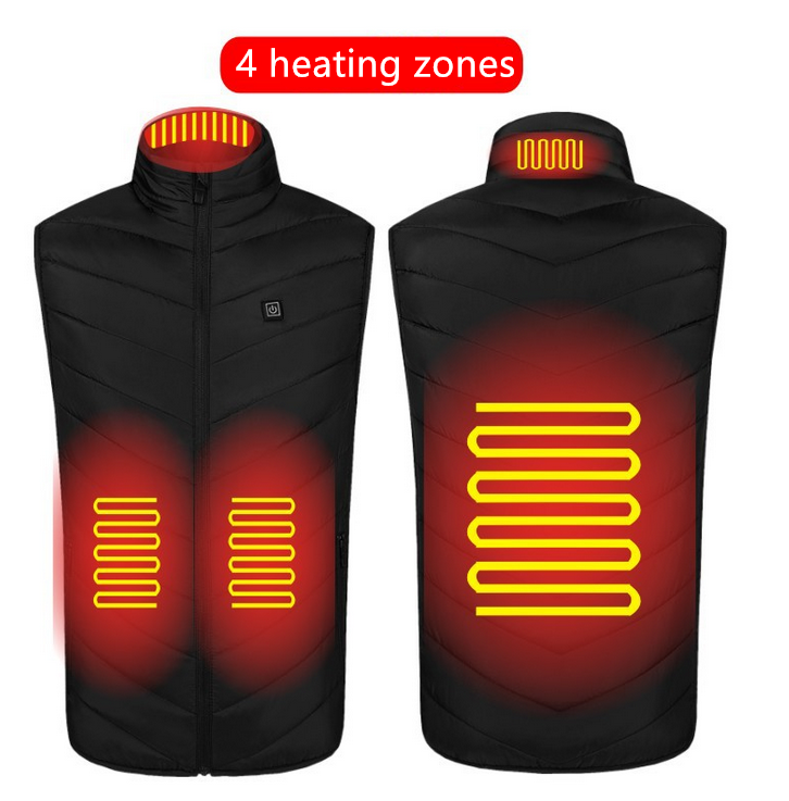 Heated Vest Washable Usb Charging Electric Winter jacket