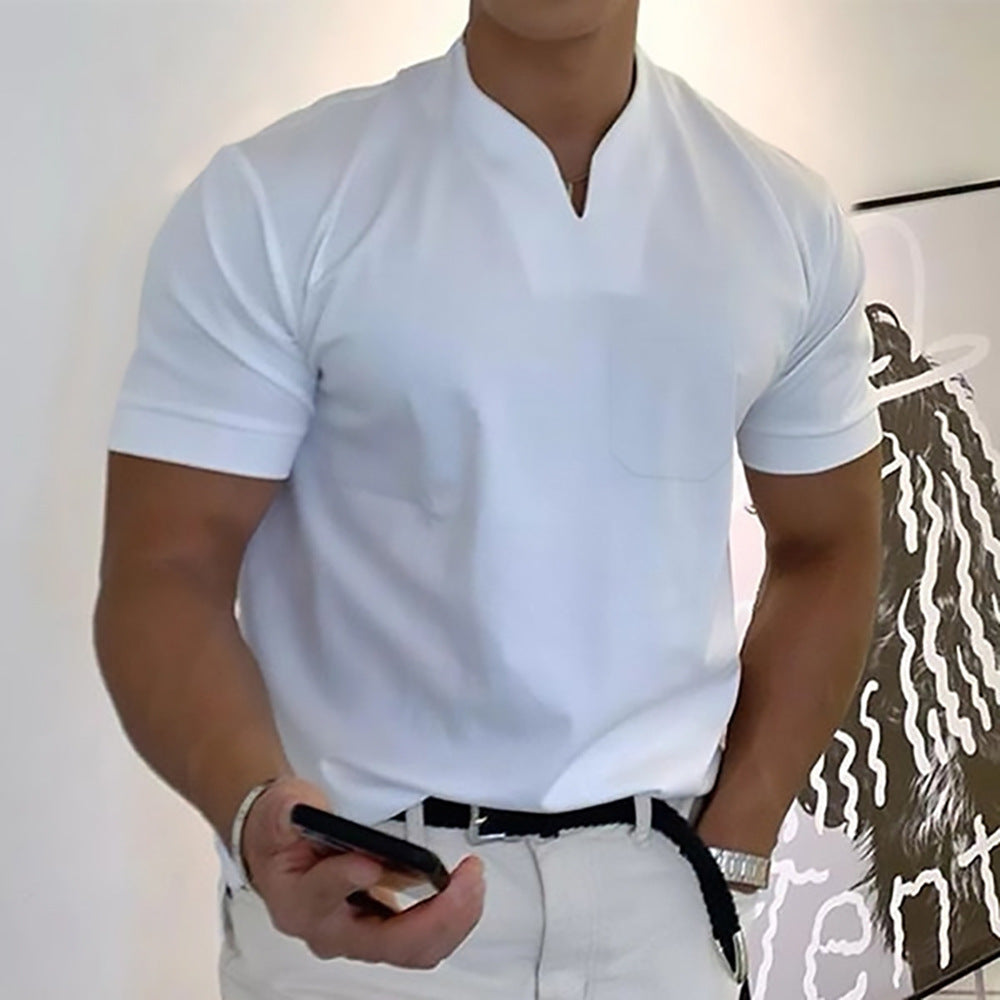 Summer Short Sleeve Shirt Men