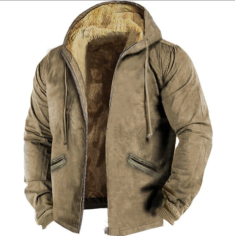 Fleece-lined Thick Winter padded Coat Jacket