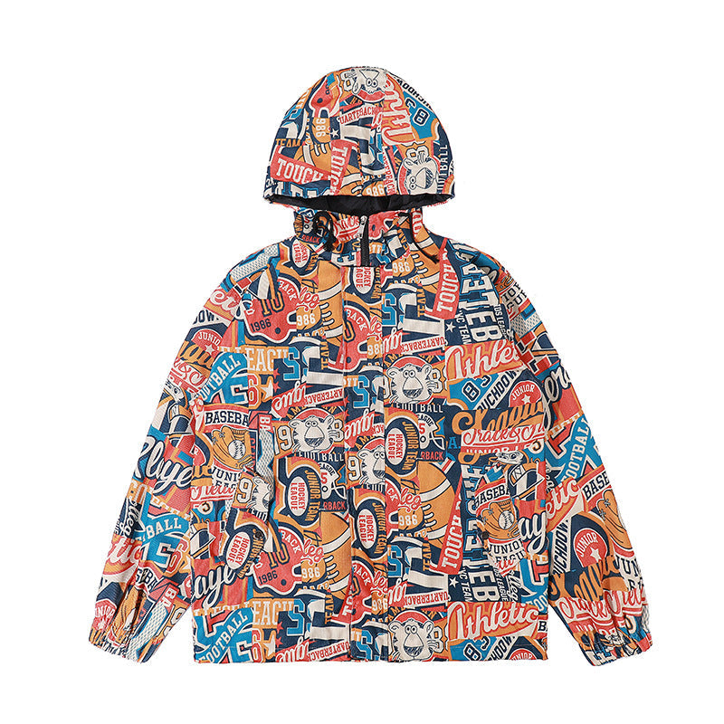 Ruffian Handsome Fried Street Coat Printed Jacket