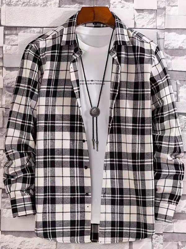 Long Sleeved Men's flannel Shirt