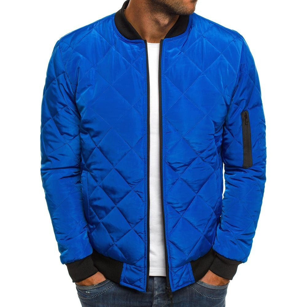 Diamond Stitched Padded Jacket