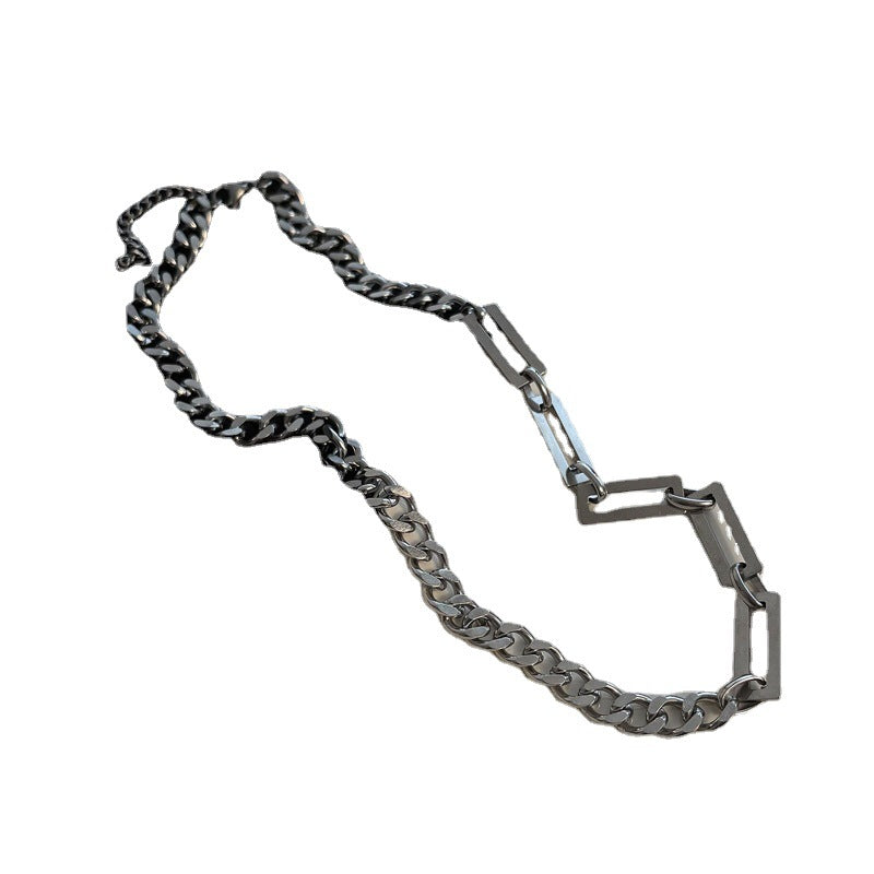 Men's Cuban Titanium Steel Stitching Necklace