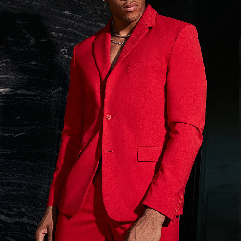Men's Casual Solid Color suit