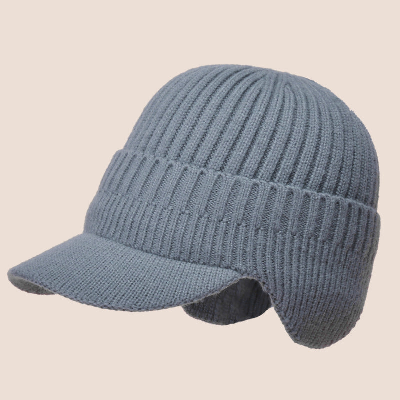 Autumn And Winter Outdoor Warm Ear Protection Knitted Hat