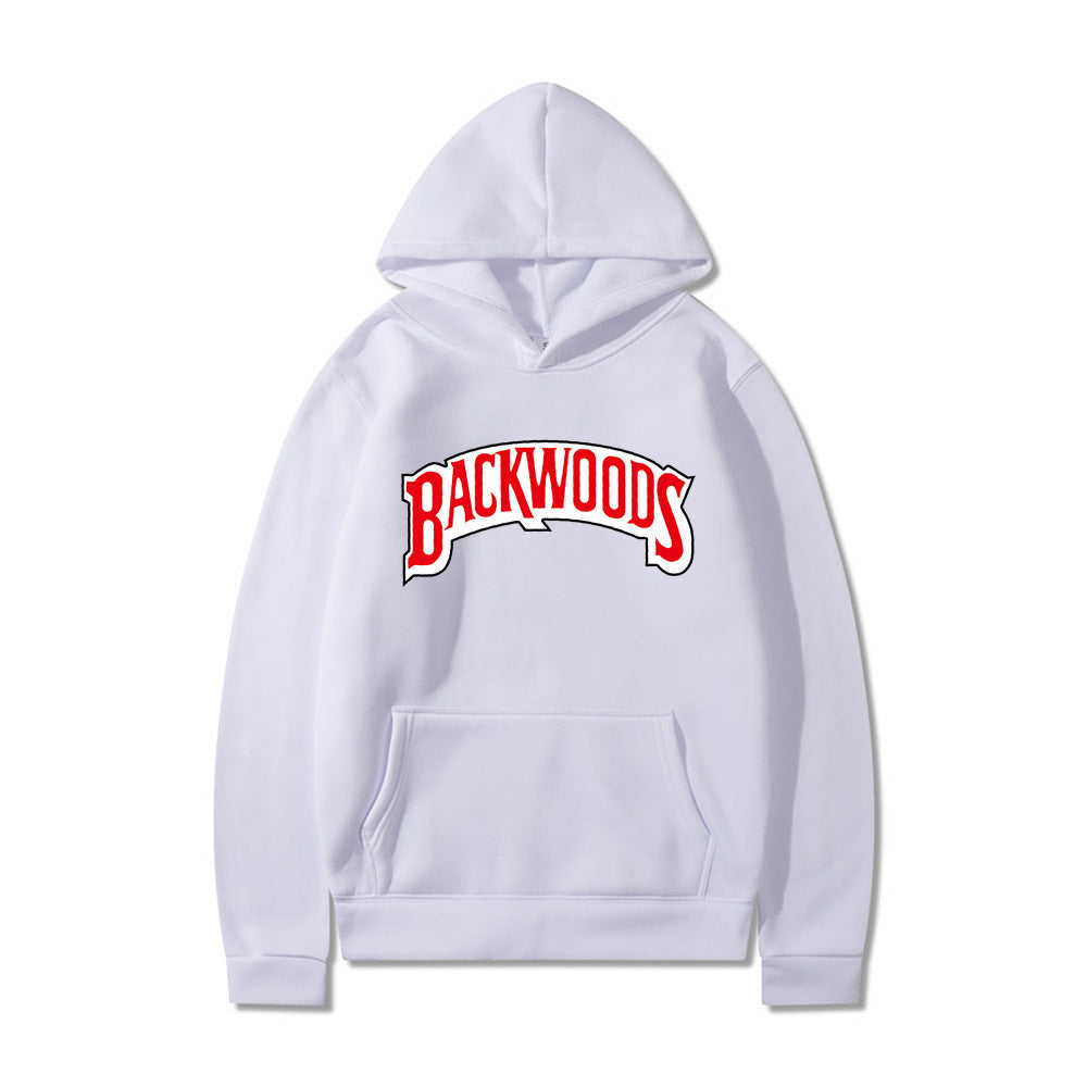 BACKWOODS Printed Casual Sports Hoodie