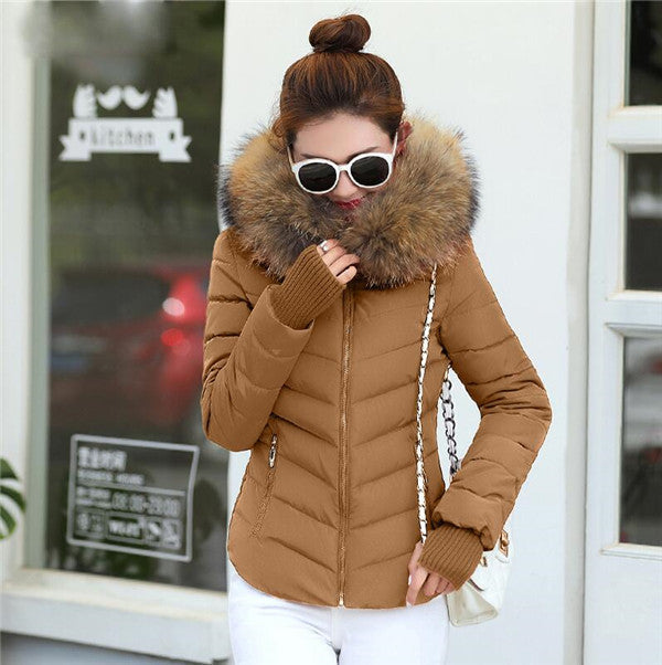 Brown Women'S Parka Jacket