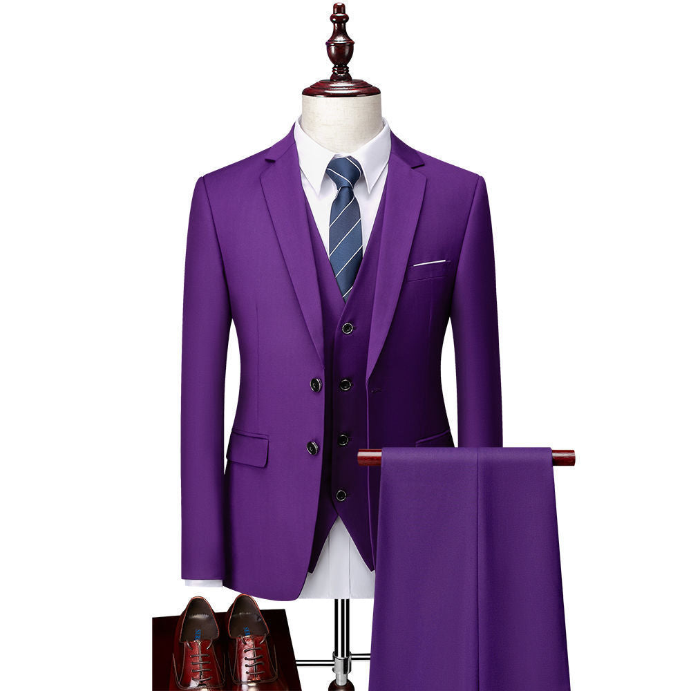 Men's Ruffian Handsome Casual Suit Full Set