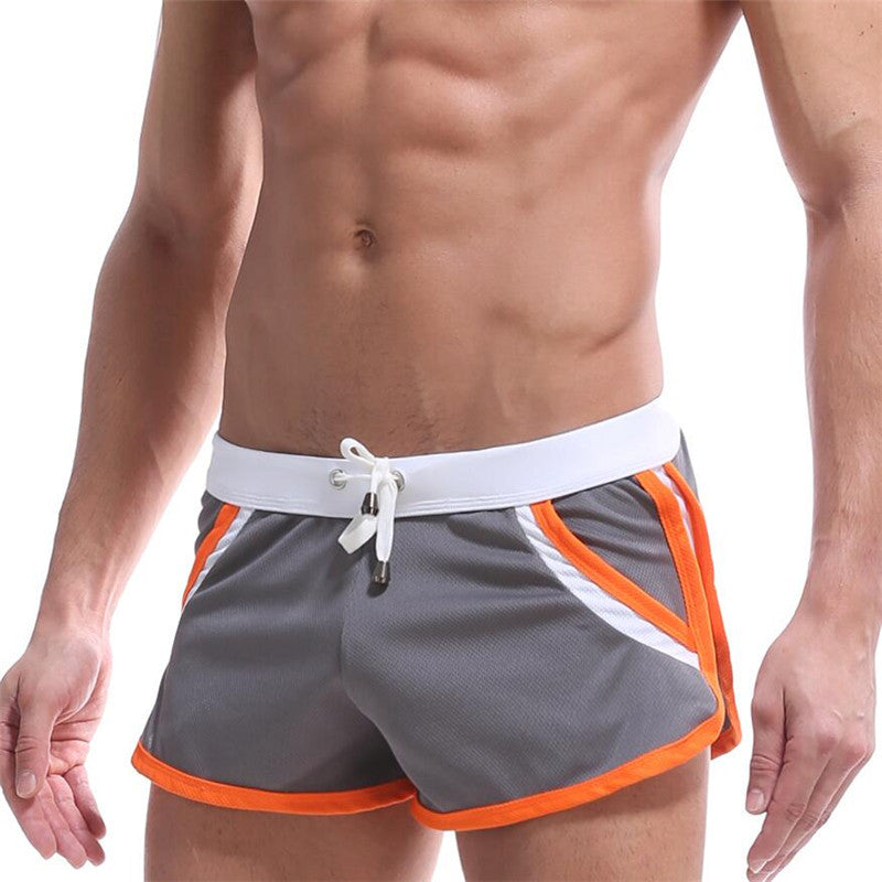 Pantalones cortos deportivos de secado rápido para hombre finos de verano 