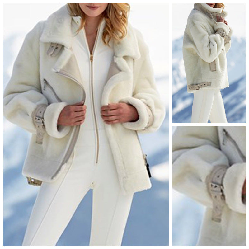 Plush Warm Jacket Women