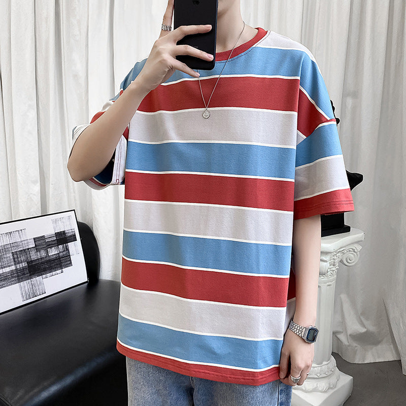 Striped Short-sleeved T-shirt