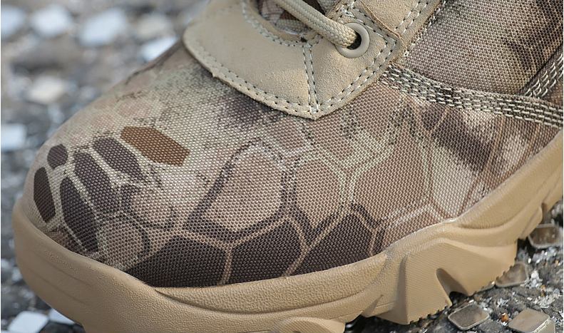 Python pattern desert tactical boots