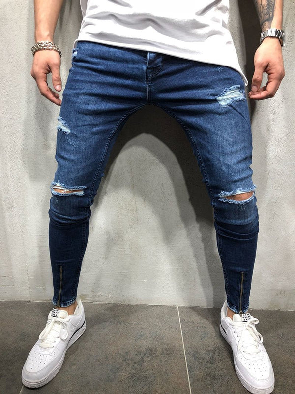 Blue Ripped Jeans