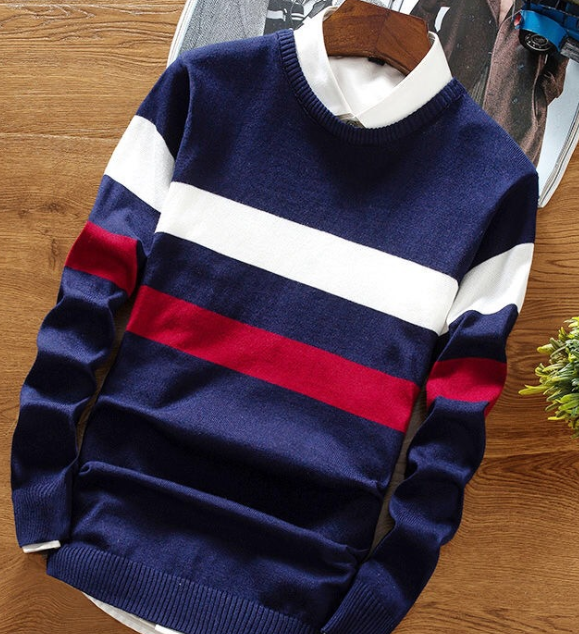 Round Neck Pullover Sweater