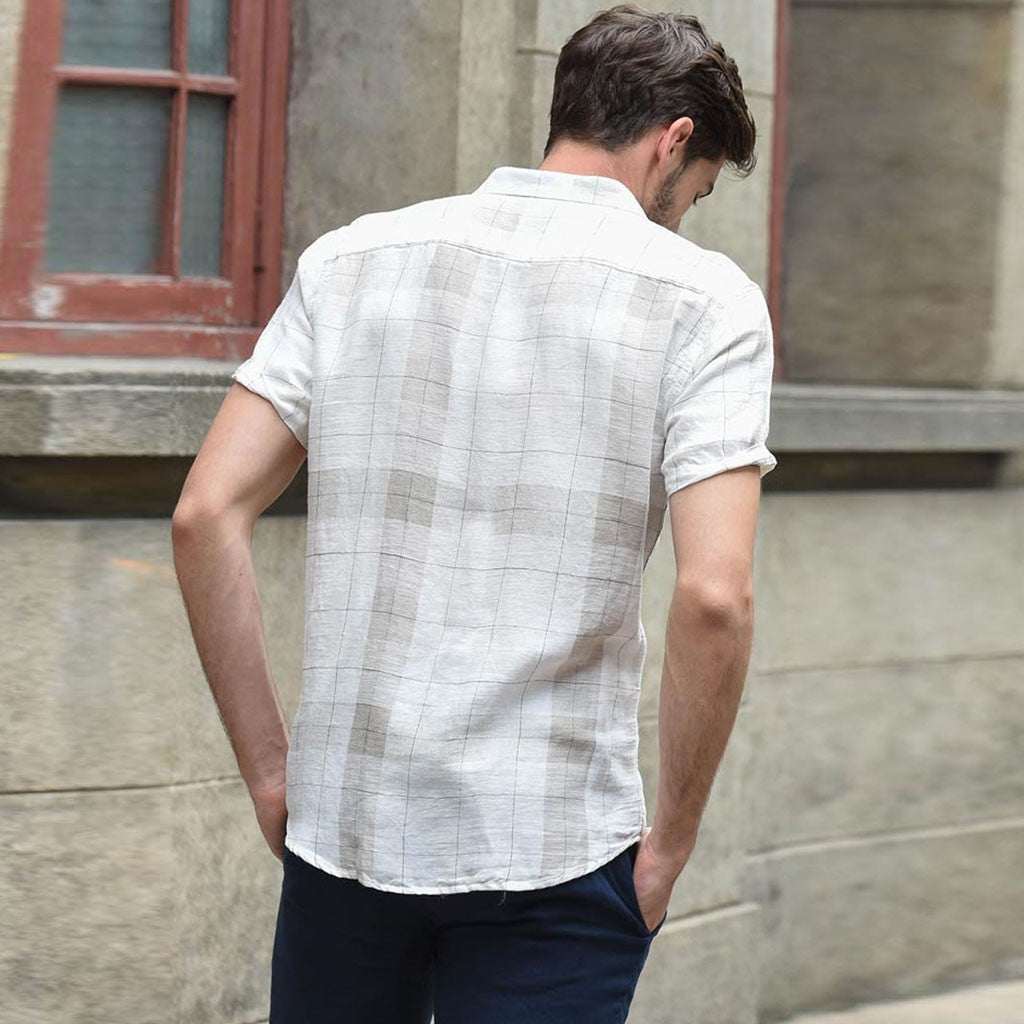 Men's check shirt