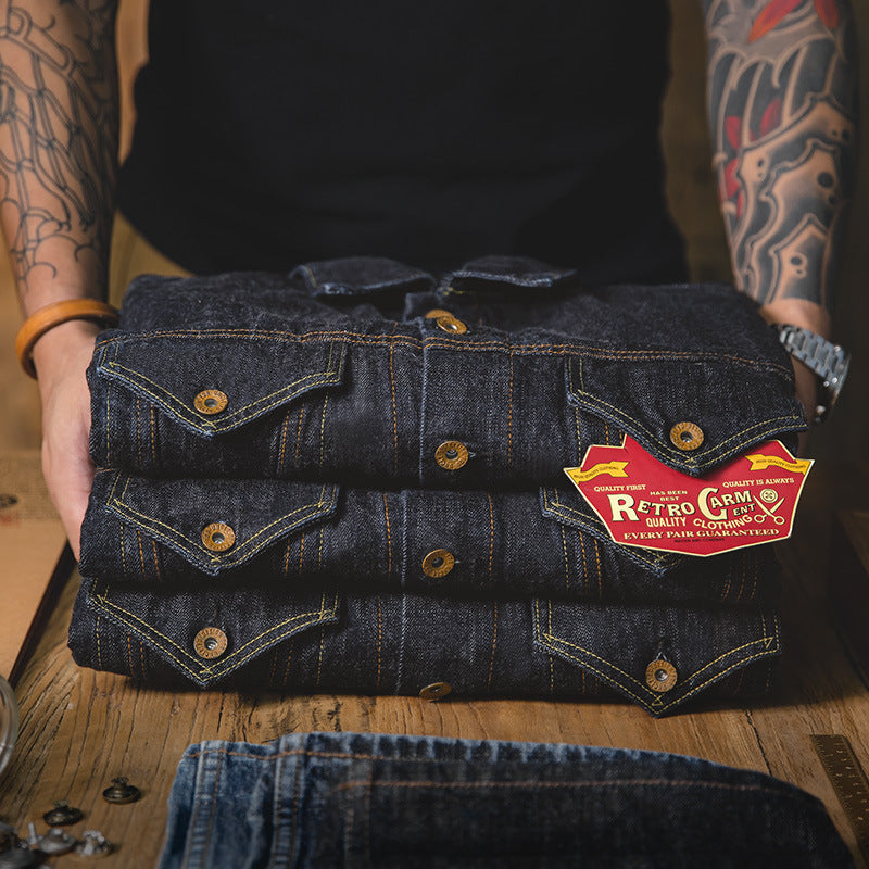 Motorcycle Slim Denim Jacket