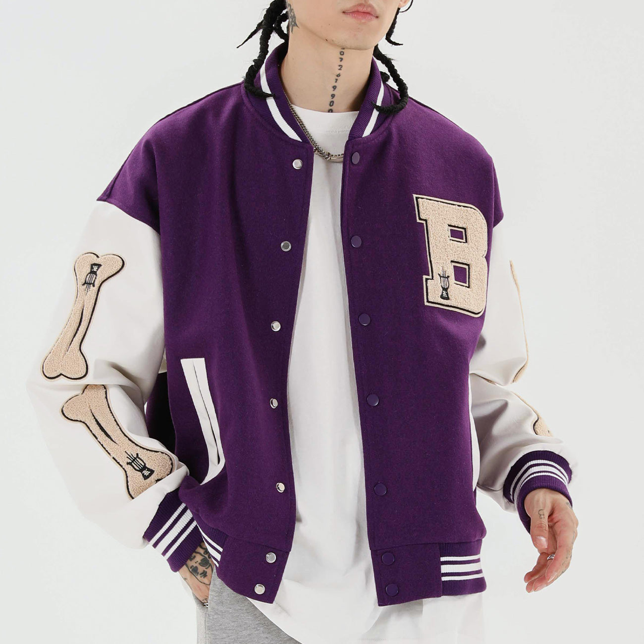 Men's vintage baseball jacket