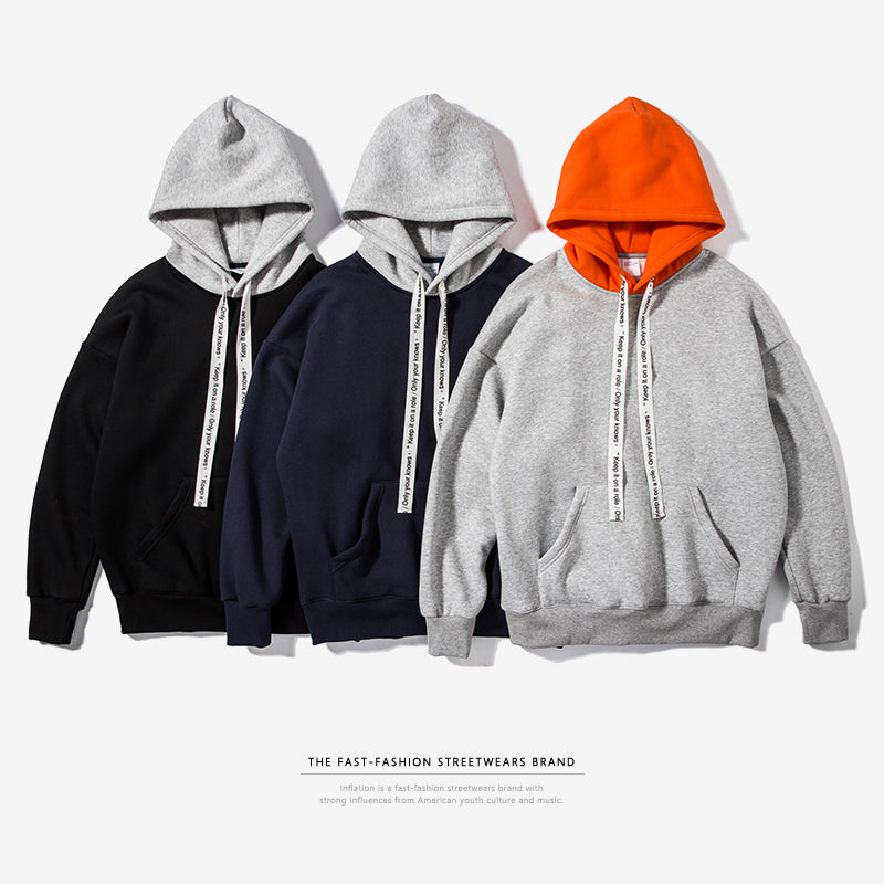 Hip Hop Streetwear hooded Sweatshirt Men