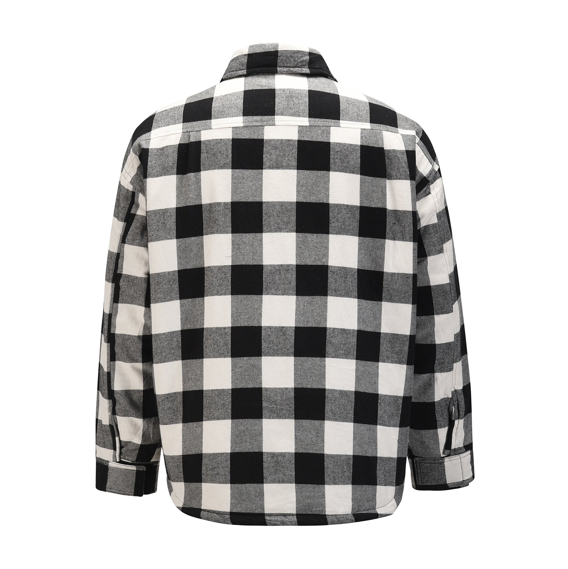 Plaid men and women shirt jacket men