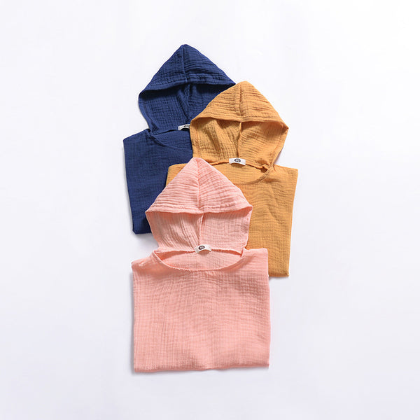 Baby Solid Color Hooded Cloak