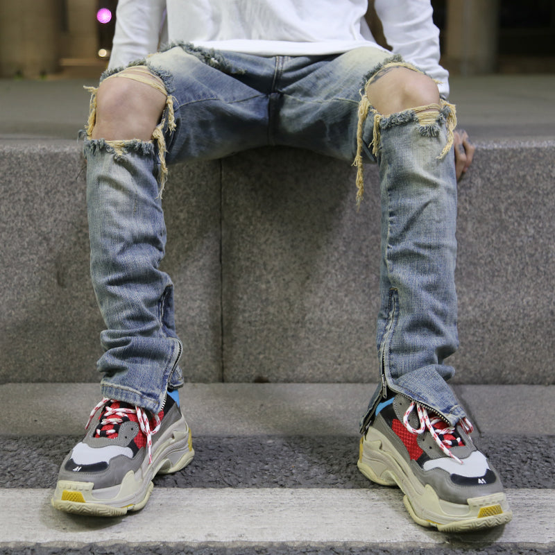 Slim Fit Distressed jeans men