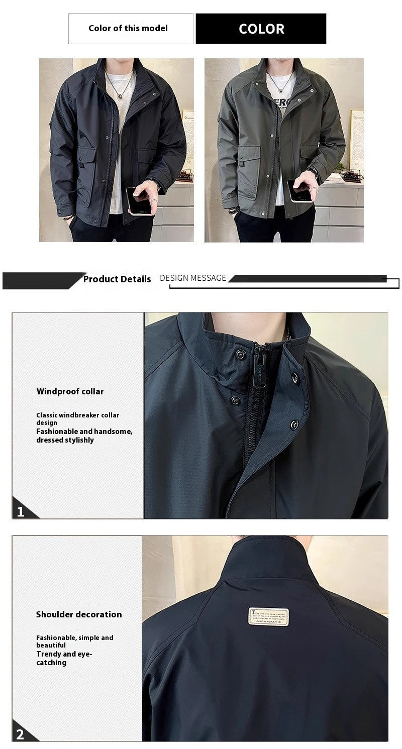 Men's High Quality All-match Work Jacket