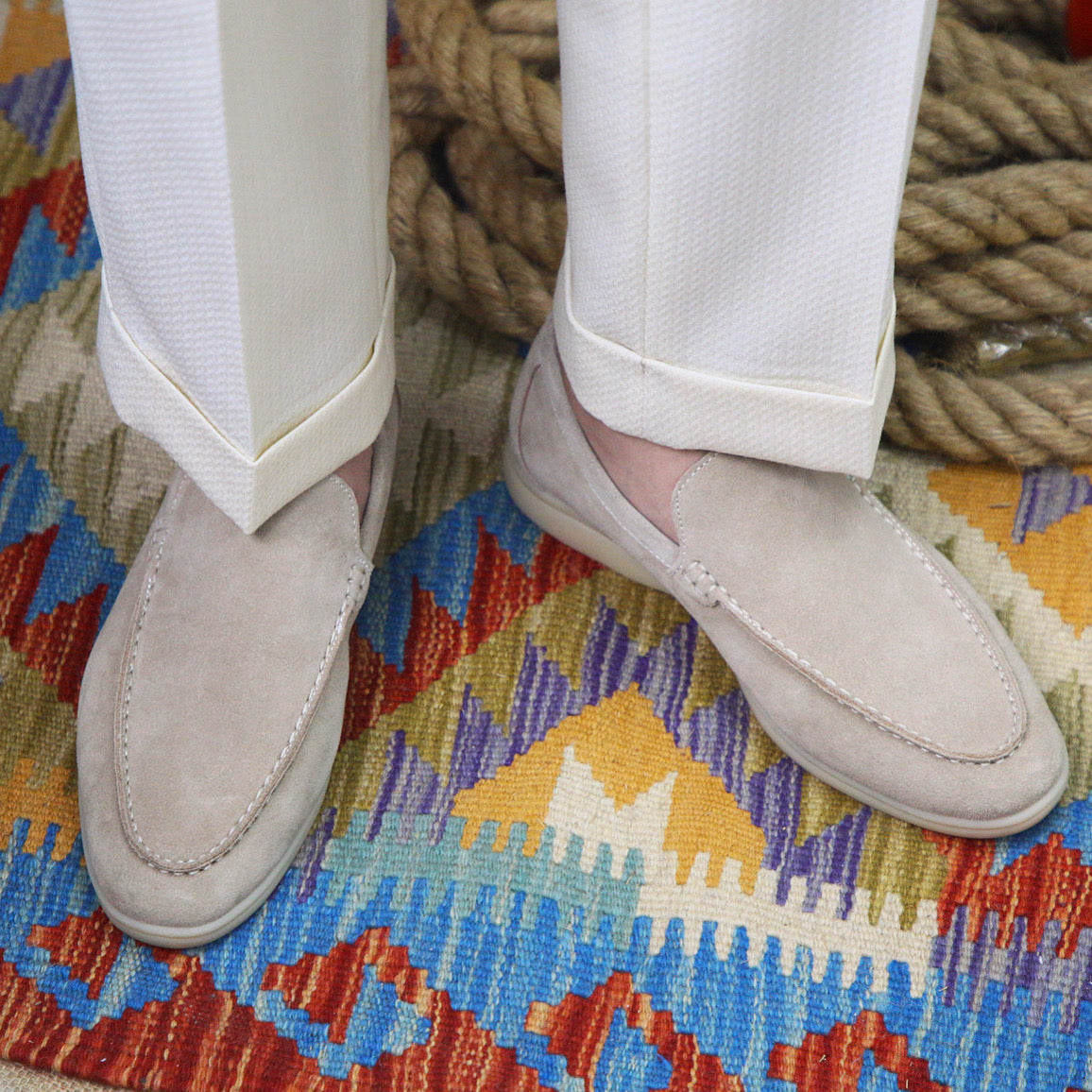 Cap Ferrat Suede Slip-On Loafer