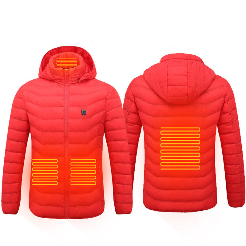 Chaqueta de algodón eléctrica con calefacción USB