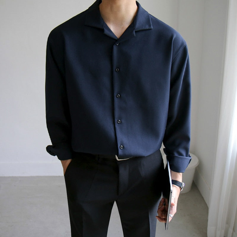 Solid Ice Silk Shirt