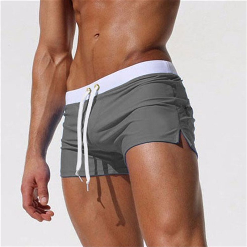 Athletic Low-Waisted Sexy Jelly Convex Shorts