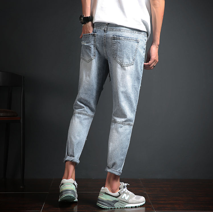 Distressed Denim Jeans