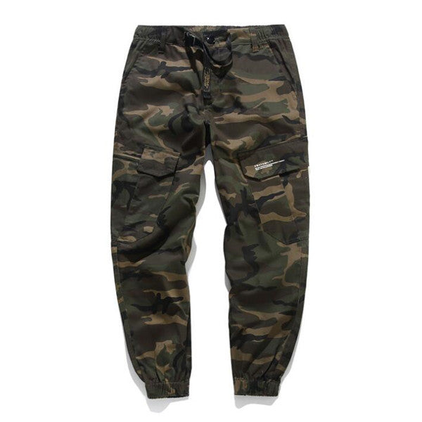 Mens Jogger Harem Pants Street Style Camouflage Slim Fit Trousers