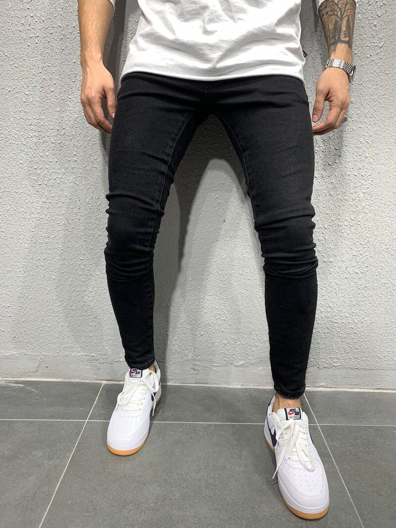 Men's casual stretch jeans