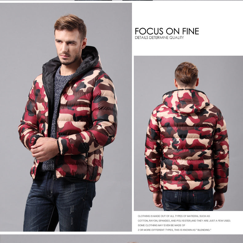 New simple tooling military men's cotton jacket