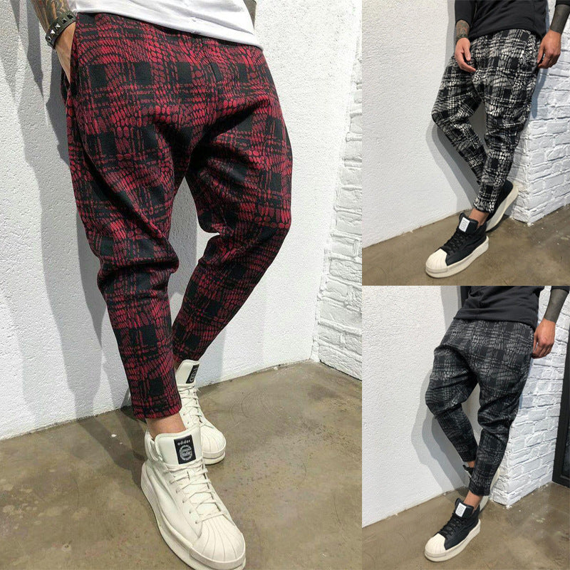 Print gradient sweatpants