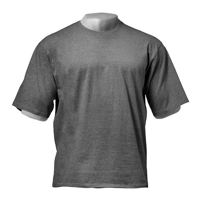 solid color short-sleeved T-shirt for men