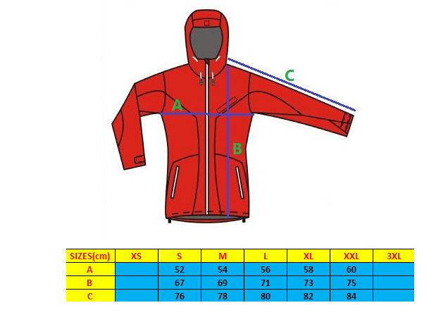 Mountaineering sport jacket men