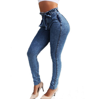 Fringed jeans for women