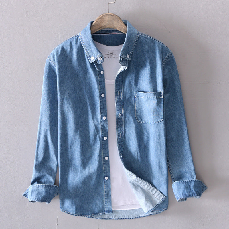 Men's Cotton Denim Shirt